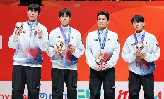 펜싱 남자 플뢰레 단체전 '값진 동메달'