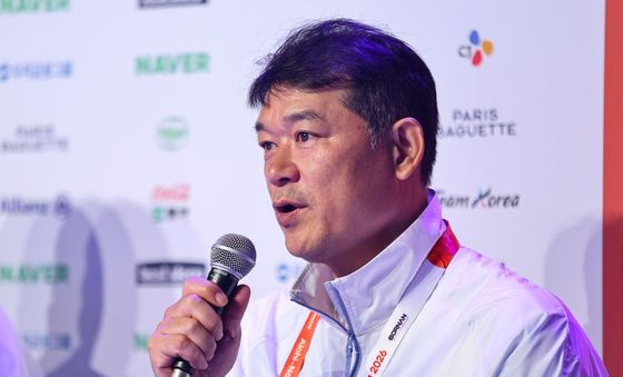 소감 밝히는 3X3 농구 배길태 감독