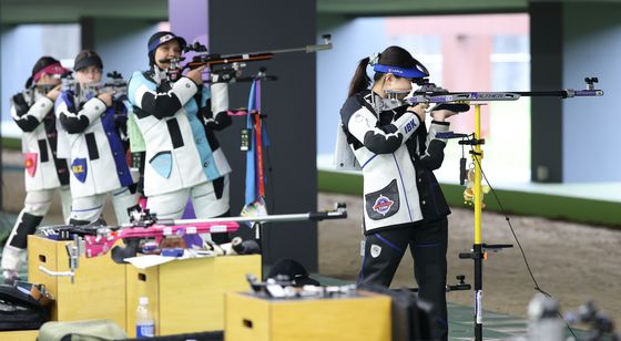 사격 여자 50m 소총 3자세 개인 예선 및 단체전