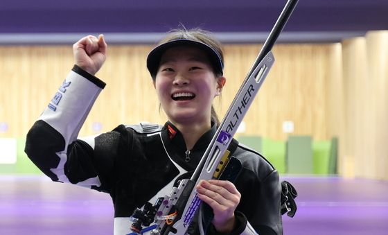 김지은, 사격 여자 50m 소총 3자세 동메달