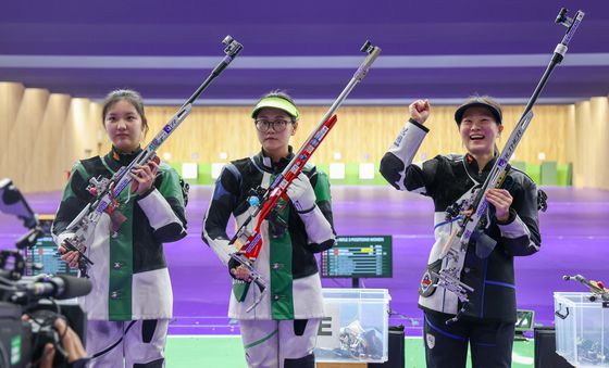 김지은 사격 50m 소총 3자세 동메달, 12년만