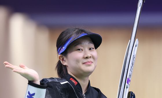 김지은, 50m 소총 3자세 동메달 '12년만'