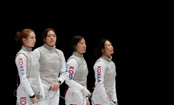 중국과의 준결승 앞둔 여자 펜싱 플뢰레 대표팀