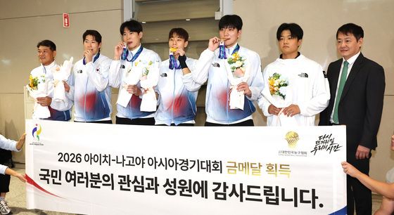 금메달 들고 돌아온 남자 3x3 농구 대표팀