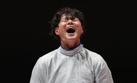포효하는 오상욱