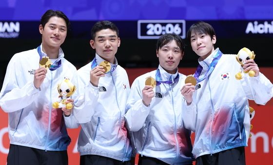 아시안게임 4연패 금자탑 쌓은 선수들