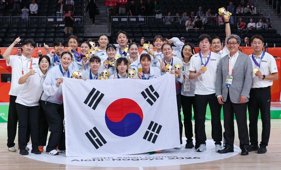 아시안게임 남자농구 이어 여자농구도 금메달
