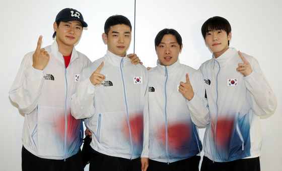 아시안게임 4연패 달성한 남자 사브르 대표팀