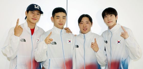'아시안게임 4연패' 남자 사브르 대표팀, 우리가 넘버 원!