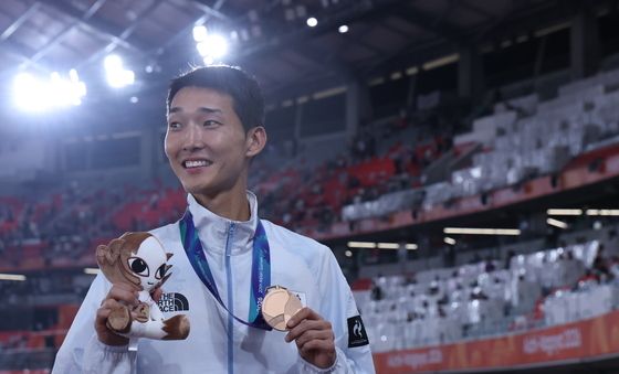 동메달 차지한 '스마일 점퍼'