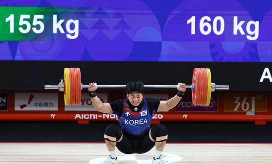 160kg 바벨의 벽 넘지 못한 김성민