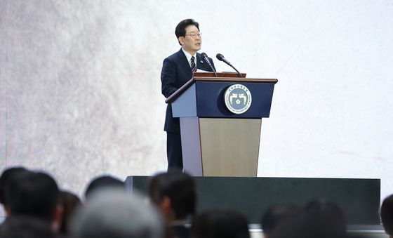 기념사 하는 이재명 대통령