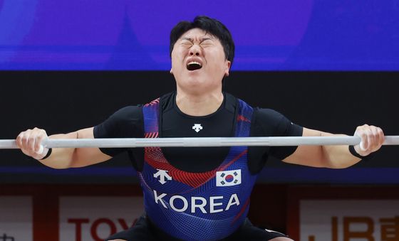 역도 남자 세계 랭킹 2위 원종범, 메달 좌절