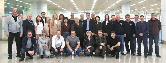 제2차 북러 대학총장포럼 참석 러시아 대표단 방북