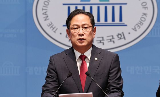 박수영 의원, 김용범 국감 증인 채택 요구 기자회견