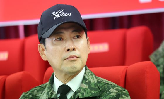 해병대 작전대비태세 보고 받는 장동혁 대표