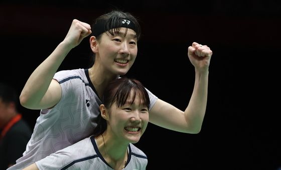 배드민턴 여자복식 금메달 이소희·백하나 '최강콤비'