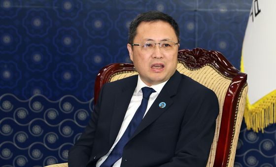발언하는 리징 TCS 사무차장