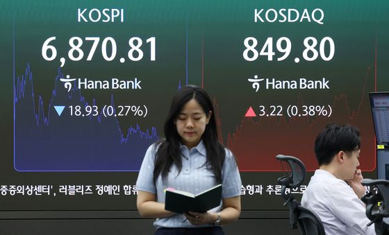 '美 긴축 공포' 코스피 하락 마감