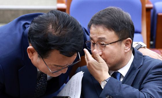 한병도·송영길 '무슨 대화'