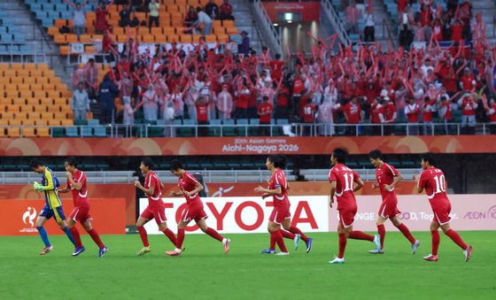 결승 진출한 북한 여자 축구