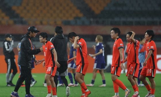 일본에게 패배한 여자축구