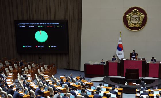 이태원 참사 특별법 개정안 국회 본회의 통과