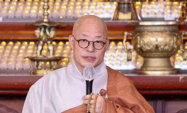 조계종 신임 총무원장에 당선된 진우스님