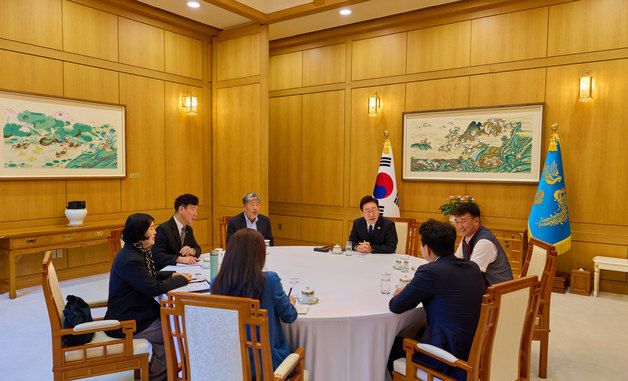 이재명 대통령, 양대노총 차담회