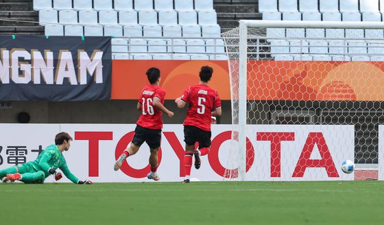실점하는 대한민국