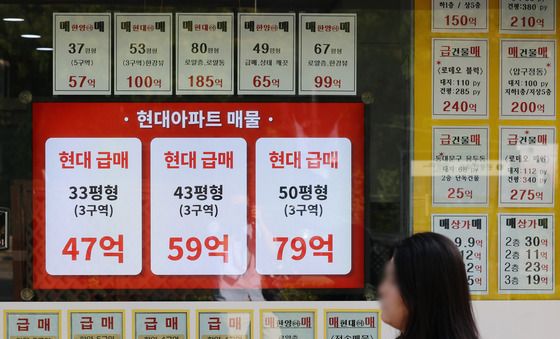 강남권 부동산, 급매 쌓이며 하락
