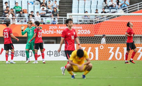 AG축구대표팀, 중국 꺾고 결승행