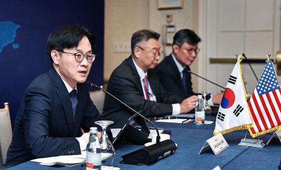 미국 투자가 라운드테이블 참석한 김정관 장관