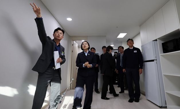 한성숙 총리, 동대문구 신축매입 사업 현장점검