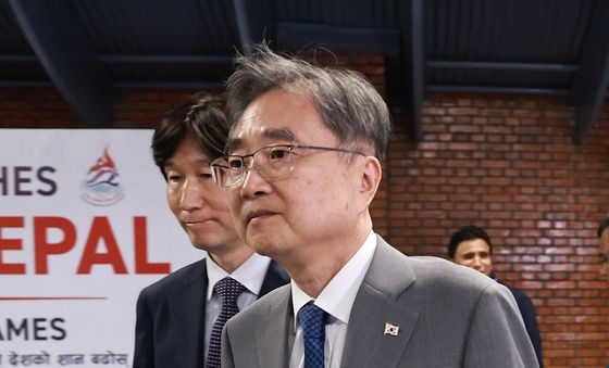 조현 외교부 장관, 네팔 도착