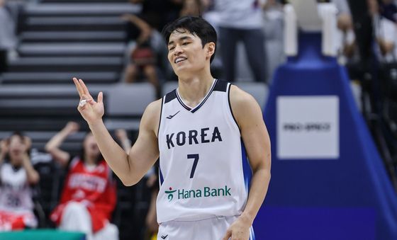 유기상 '오늘 잘 들어가네'