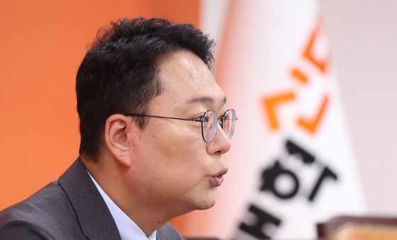 기자간담회하는 천하람