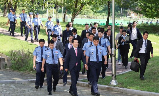 공군사관학교 살펴보는 장동혁 대표