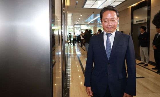 김승원 법무부 장관 후보자 '청문회 사무실 출근'