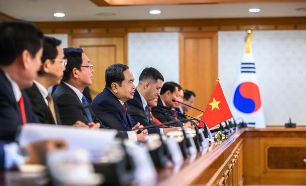 한성숙 국무총리 예방하는 베트남 국회의장