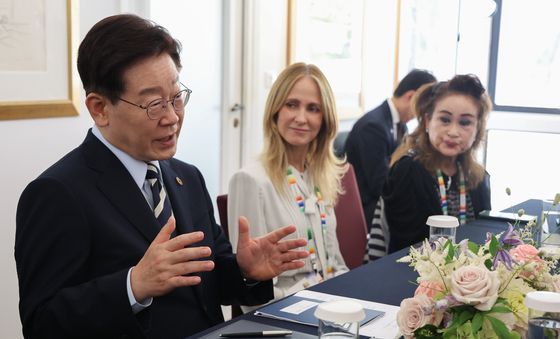 미국영화협회 회원사 만난 이재명 대통령