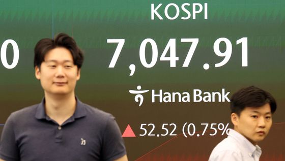 코스피 7000돌파…7045.79로 상승 출발