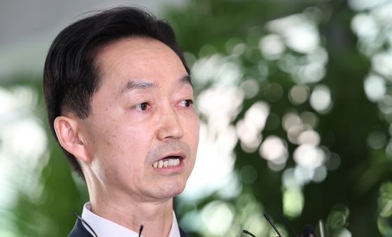 지명 소감 밝히는 김지용 중수청장 후보자