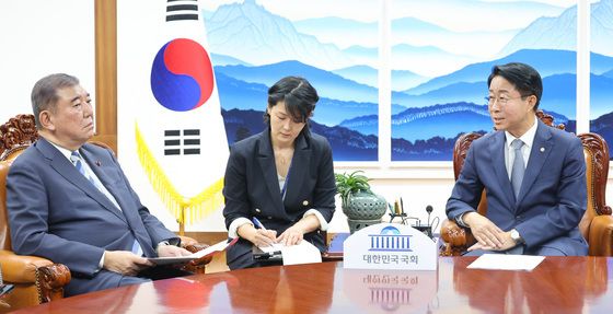 조정식 의장, 이시바 시게루 전 총리 접견