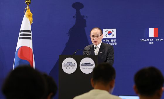위성락 안보실장, 한국-프랑스 정상회담 결과 브리핑
