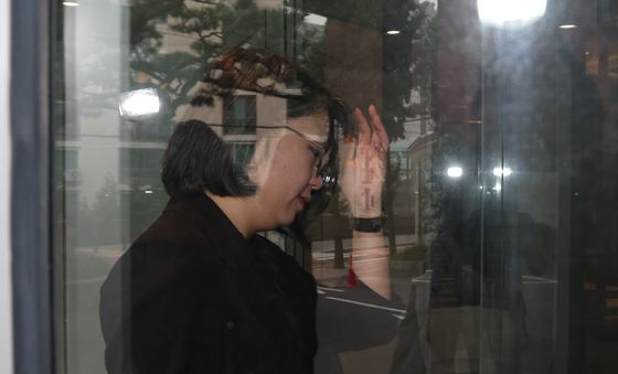 청문 준비사무실 출근하는 용혜인 후보자