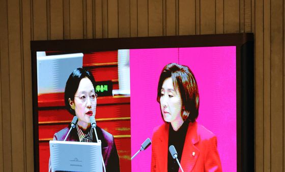 한성숙 국무총리, 대정부질문 답변