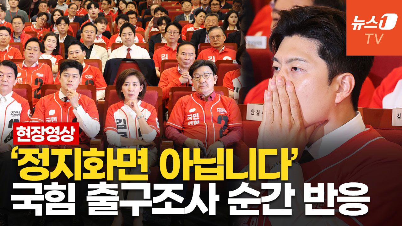 연관비디오 - 국힘, 압도적 표 차이에 '입틀막'…출구조사 직후 개표상황실 직캠