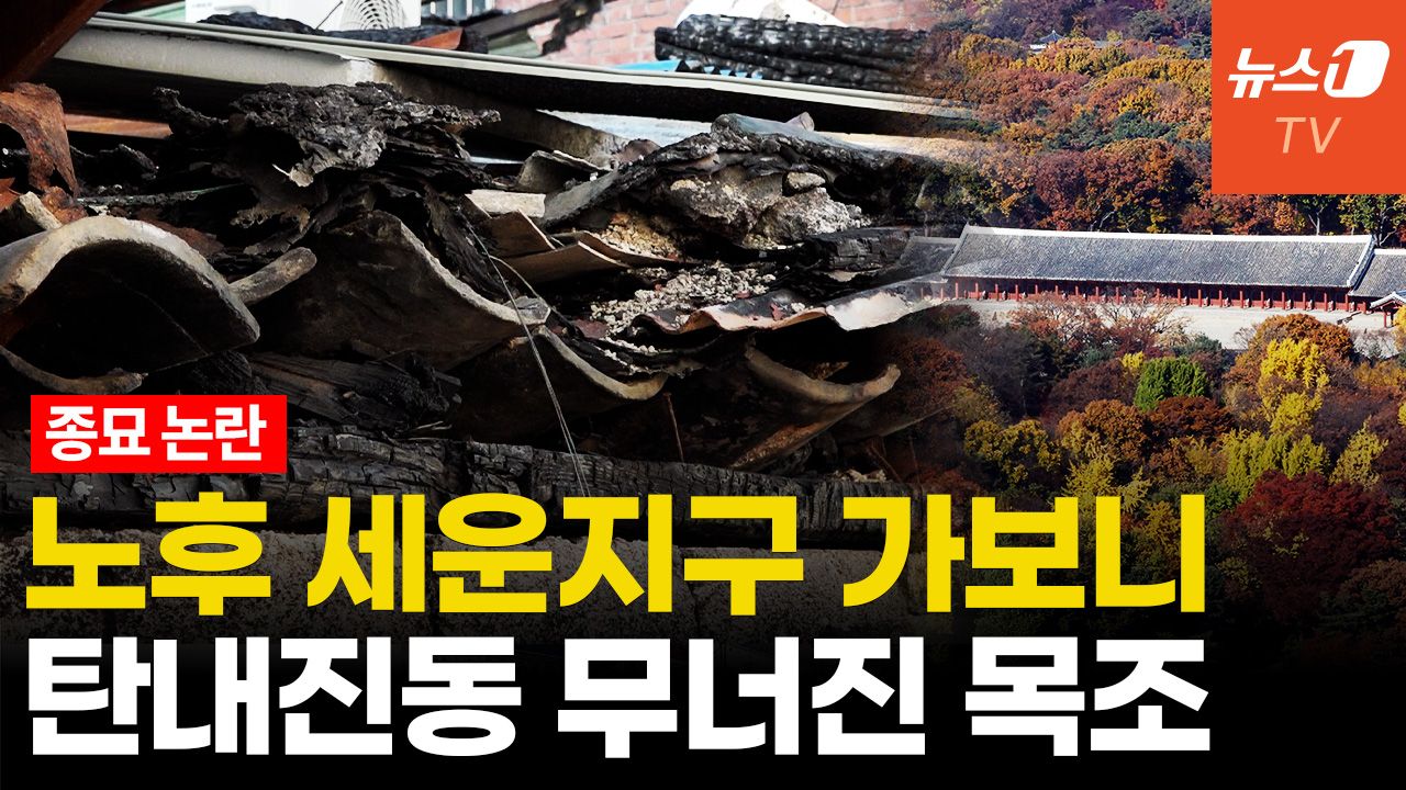 연관비디오 - 불 탄 건물도 그대로...노후 세운지구 "종묘 위상 떨어트린다"