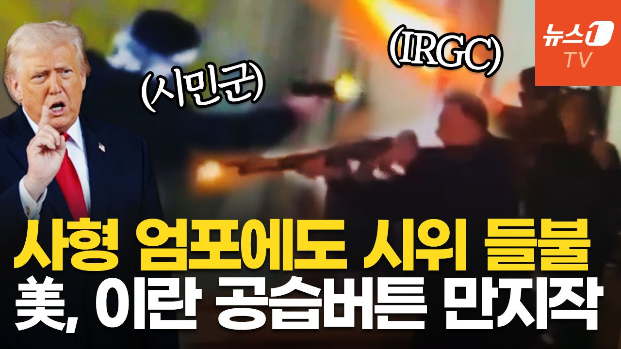 연관비디오 - 이란 시민군, 혁명수비대와 게릴라전…트럼프 "美 도울 준비됐다" 대공습 검토